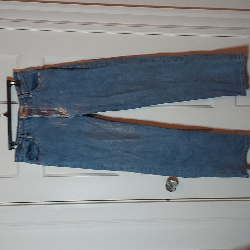 Kut From The Kloth Sienna High Rise Wide Leg Metallic Rose Gold Jeans Sz 6
